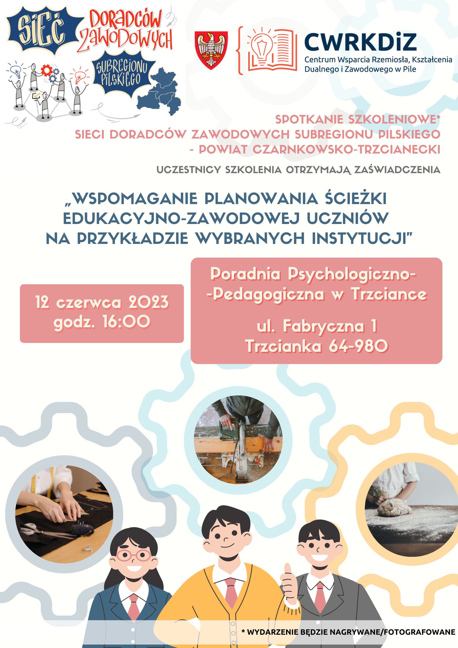 Spotkanie Sieci Doradców Zawodowych Subregionu Pilskiego w powiecie czarnkowsko-trzcianeckim